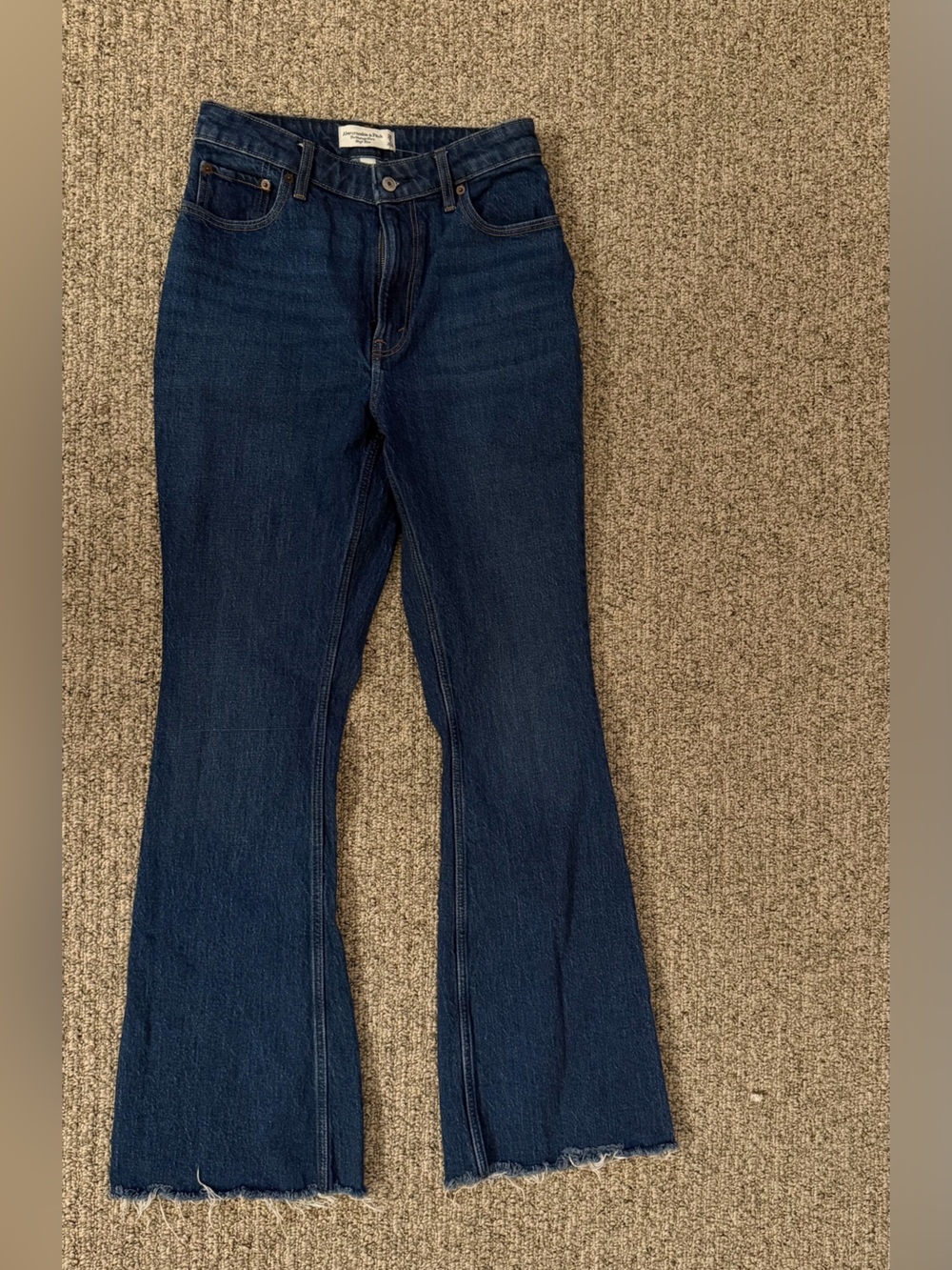 Abercrombie & Fitch Curve Love Long Vintage Flare